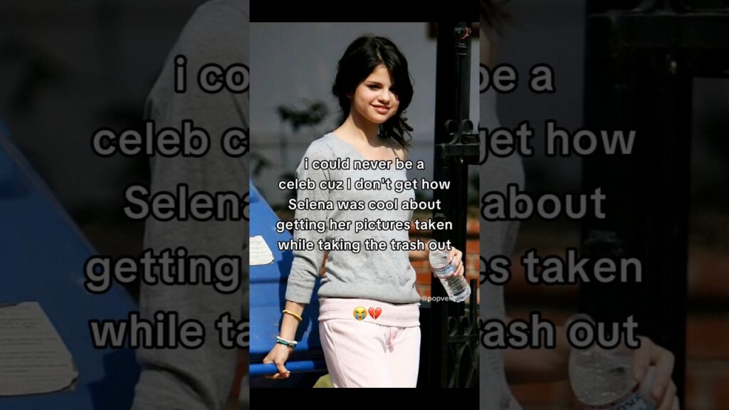 Selena Gomez was cool getting her pictures taken while taking the trash out ππ Selena Gomez was cool getting her pictures taken while taking the trash out ππ