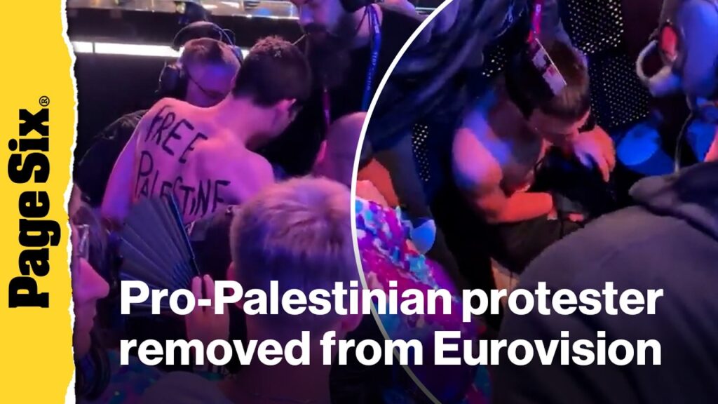 Eurovision Interrupted as Security Removes Pro-Palestinian Protester
