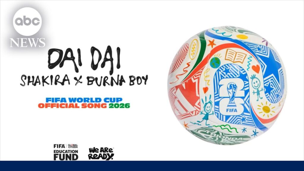 Shakira's new song 'Dai Dai' is the official anthem for FIFA World Cup