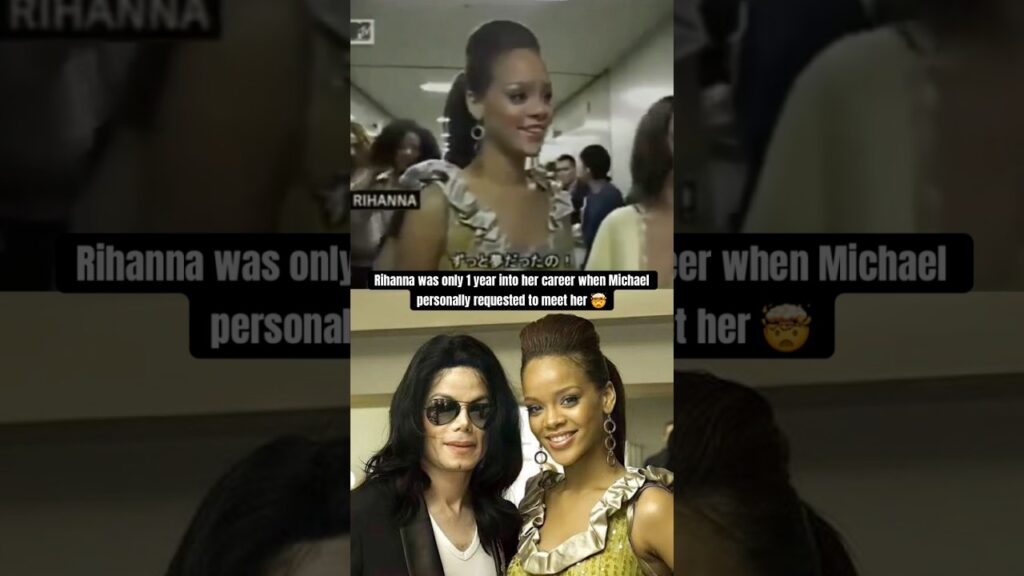 When Rihanna met Michael Jackson after he requested to meet her early in her career #rihanna #mj