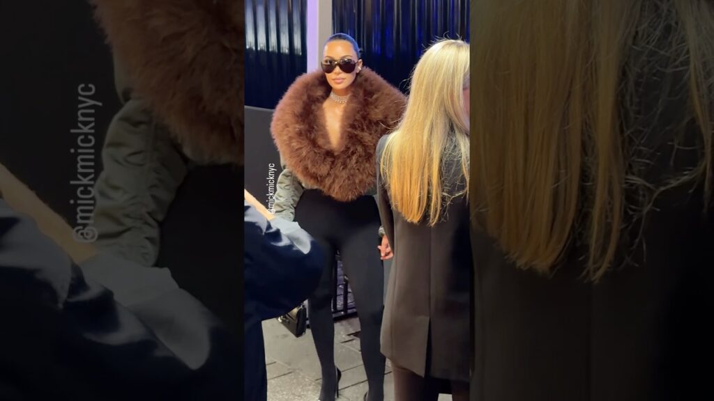 Kim Kardashian at Gucci’s Times Square Takeover