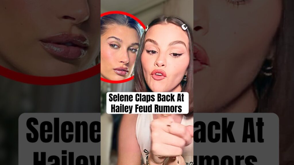 Selena Claps Back At Hailey Feud Rumors #shorts #selenagomez #haileybieber
