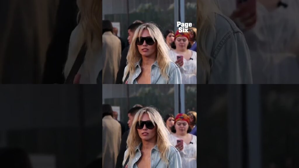 Miley Cyrus attended the 2027 Dior Cruise Show at the Los Angeles County Museum of Art #shorts