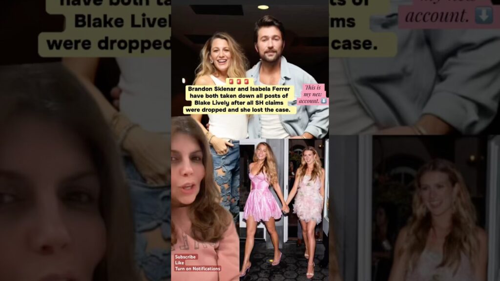 Brandon Sklenar and Isabela Ferrer take down all posts of Blake Lively after all SH claims dropped Brandon Sklenar and Isabela Ferrer take down all posts of Blake Lively after all SH claims dropped