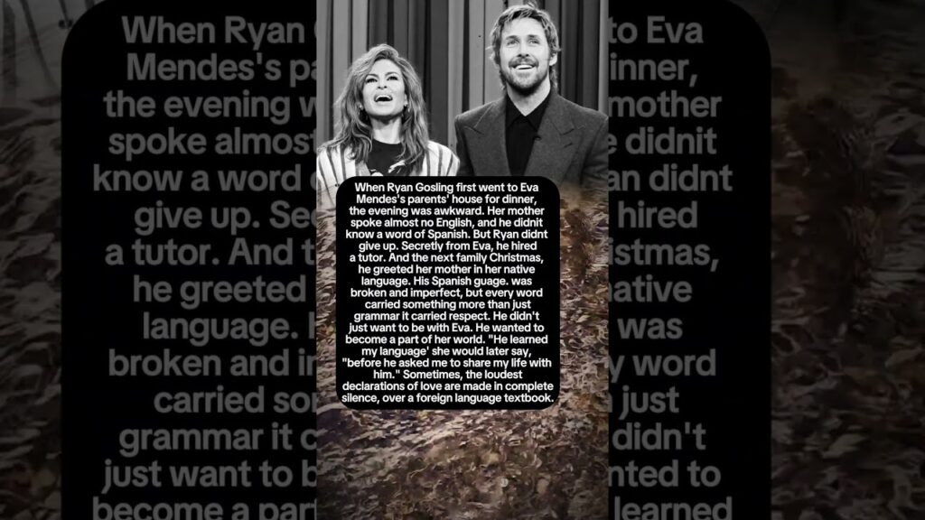 Ryan Gosling Didn’t Just Fall for Eva Mendes -  He Embraced Her World