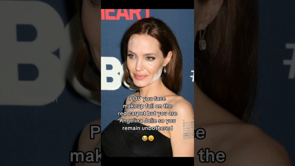 POV you face makeup fail on the red carpet but you are Angelina Jolie so you remain unbothered ππ© POV you face makeup fail on the red carpet but you are Angelina Jolie so you remain unbothered ππ©