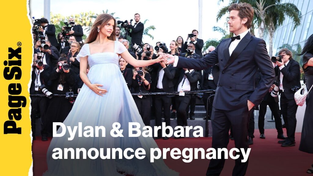 Dylan Sprouse and Barbara Palvin announce pregnancy at Cannes