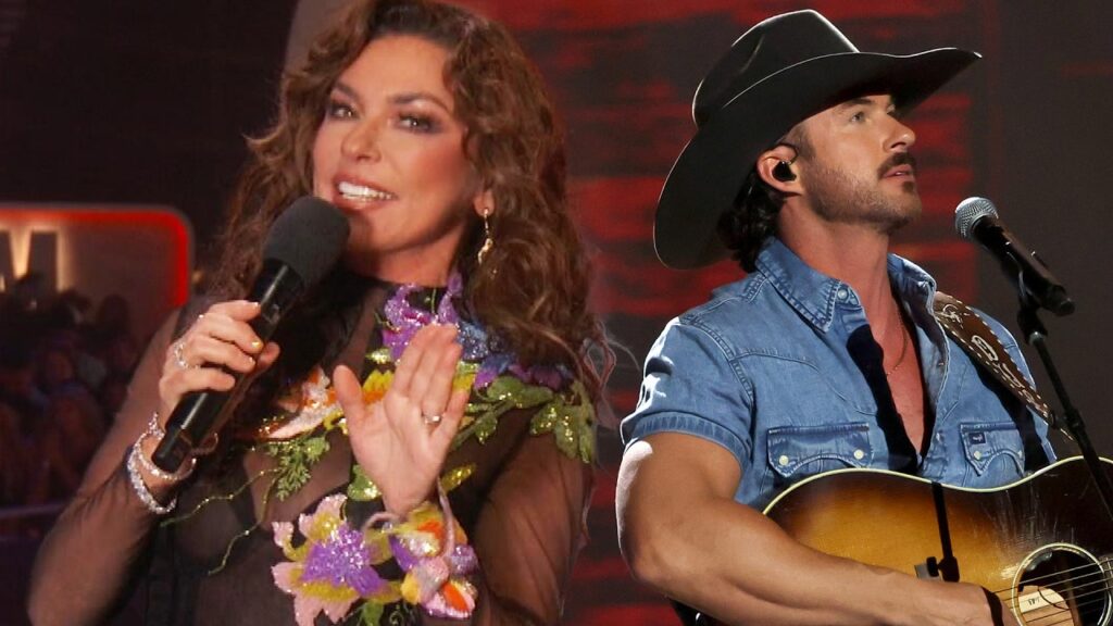 ACMs: Riley Green Gets 'Impressive' Performance Intro From Shania Twain