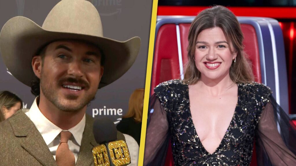 The Voice: Riley Green Says Kelly Clarkson Is Already Talking SMACK to Him (Exclusive) The Voice: Riley Green Says Kelly Clarkson Is Already Talking SMACK to Him (Exclusive)