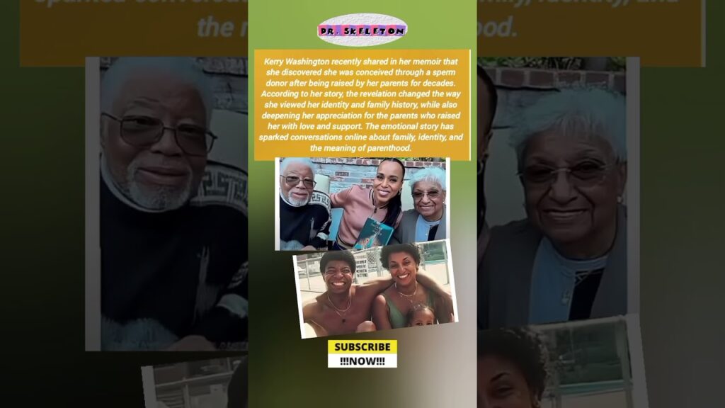 Kerry Washington’s Family Revelation Touches Millions Online #fypage