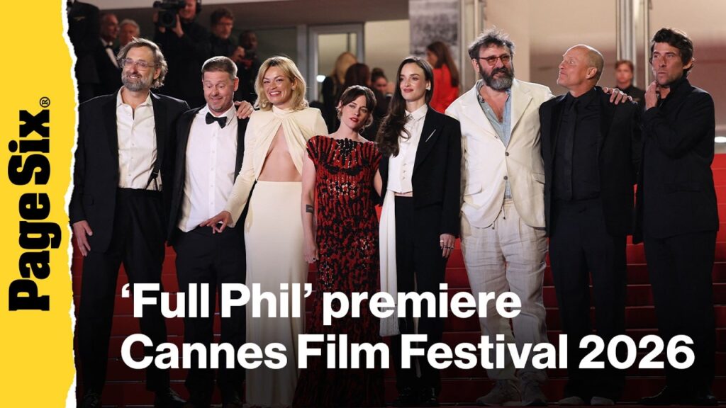 Kristen Stewart, Woody Harrelson, Emma Mackey attend Full Phil premiere at Cannes Film Festival 2026 Kristen Stewart, Woody Harrelson, Emma Mackey attend Full Phil premiere at Cannes Film Festival 2026