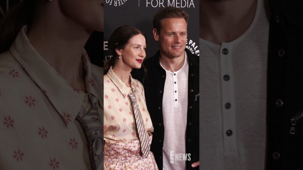 Caitriona Balfe and Sam Heughan attend “Outlander: A Celebration” at PaleyLive. Caitriona Balfe and Sam Heughan attend "Outlander: A Celebration" at PaleyLive.