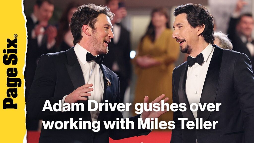 Adam Driver gushes over working with Miles Teller on ‘Paper Tiger’ Adam Driver gushes over working with Miles Teller on 'Paper Tiger'