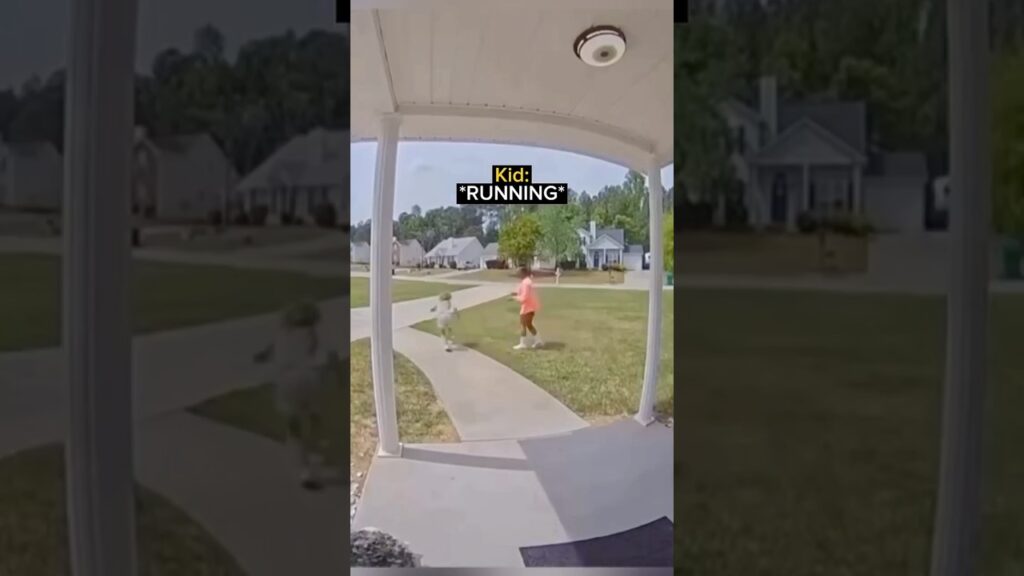 Woman Confronts Kid Messing In Her Yard…