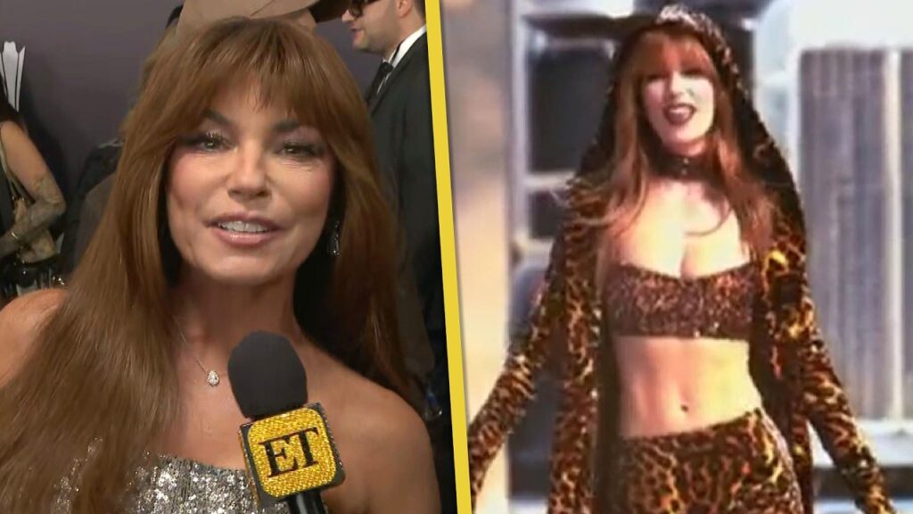 How Shania Twain’s ACMs Look Is INSPIRED By That Don’t Impress Me Much (Exclusive) How Shania Twain's ACMs Look Is INSPIRED By That Don't Impress Me Much (Exclusive)