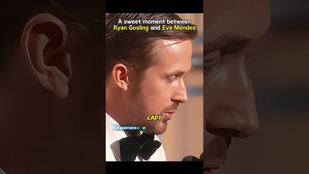 A sweet moment between Ryan Gosling and Eva Mendes#usa #funny #fyp #Celebrity #ryangosling