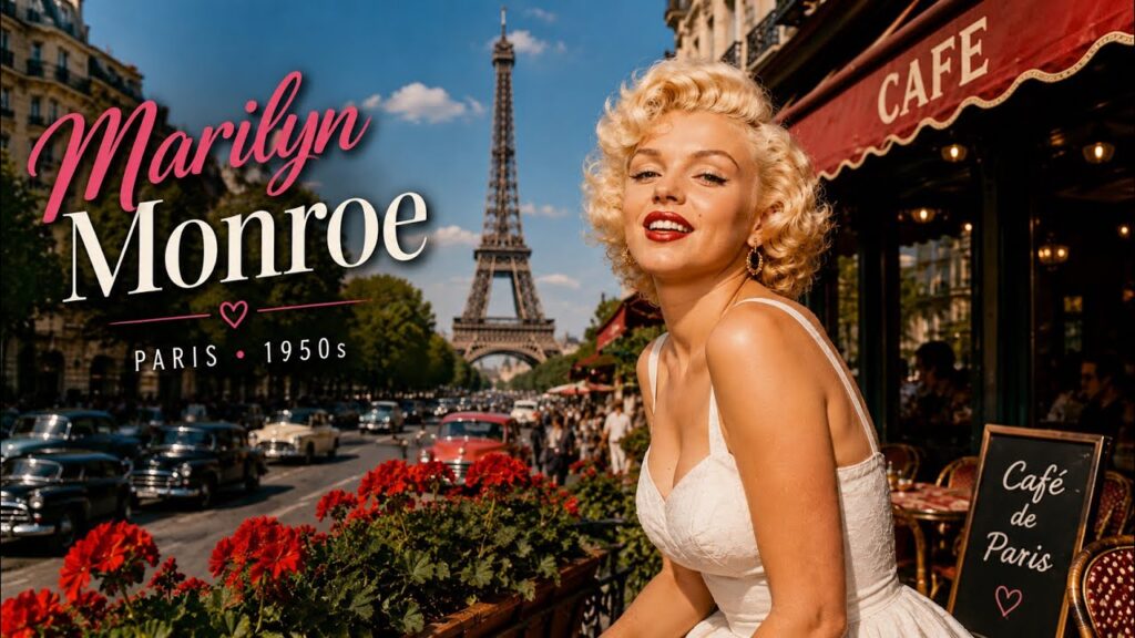 Rare 1950s Marilyn Monroe Paris Moments That Feel Like a Dream ✨ Rare 1950s Marilyn Monroe Paris Moments That Feel Like a Dream ✨
