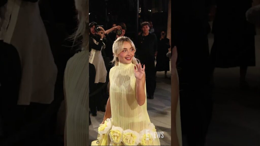 Sabrina Carpenter left quite an impression on her way to the Dior 2027 Cruise Collection Show in LA💛