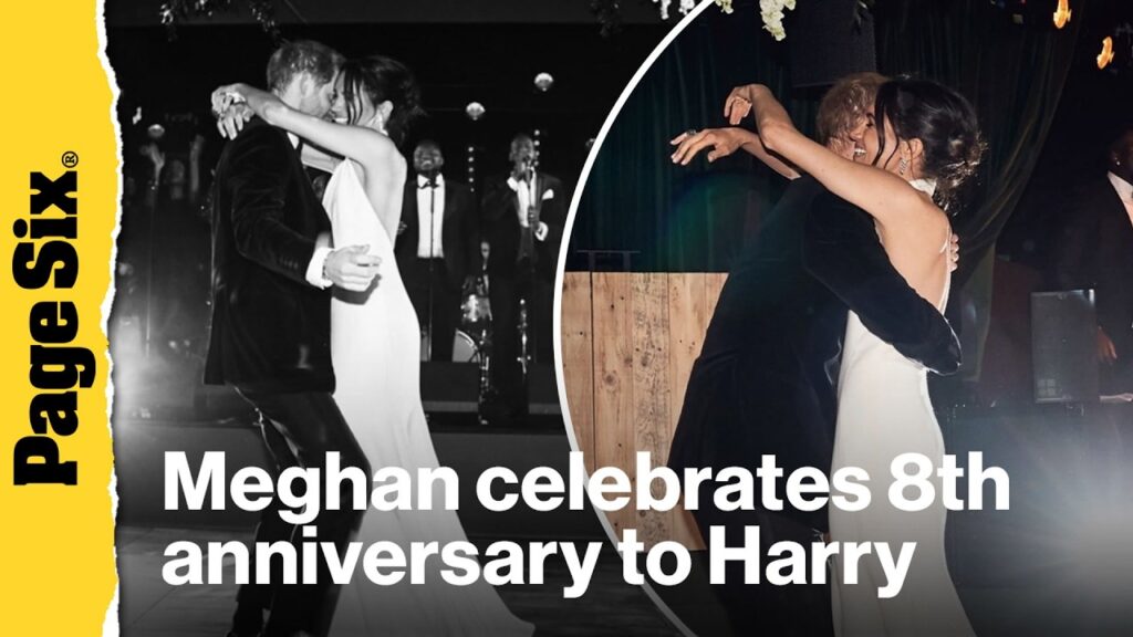 Meghan Markle celebrates 8th anniversary to Prince Harry with never-before-seen wedding photos
