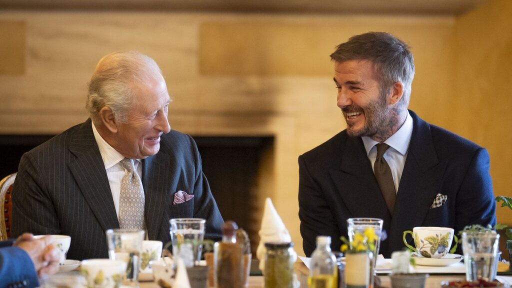 Harper's Gift: David Beckham's Rose Meets King Charles at the Chelsea Flower Show