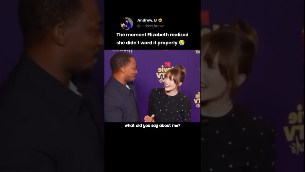 Elizabeth Olsen almost canceled herself 💀