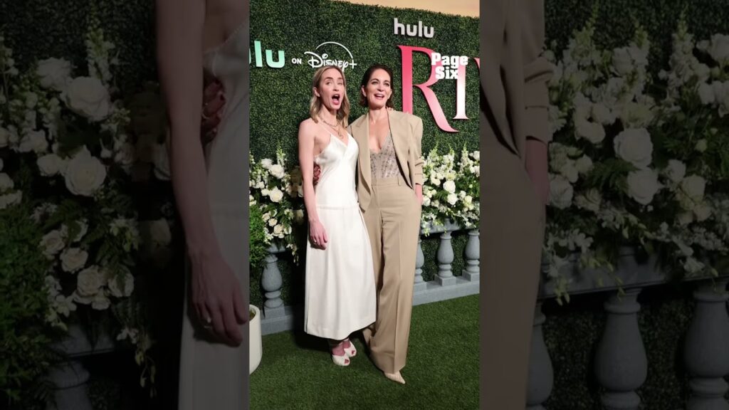 Emily & Felicity Blunt at Hulu's "Rivals" Season 2 screening at the Crosby Street Hotel #shorts
