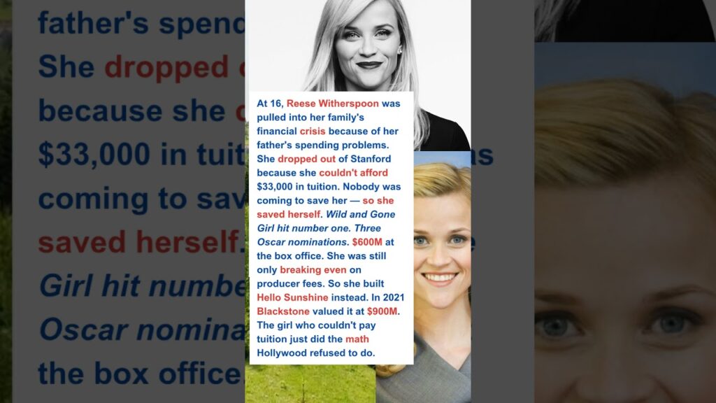 Reese Witherspoon: From Stanford Dropout To Building $900M Empire