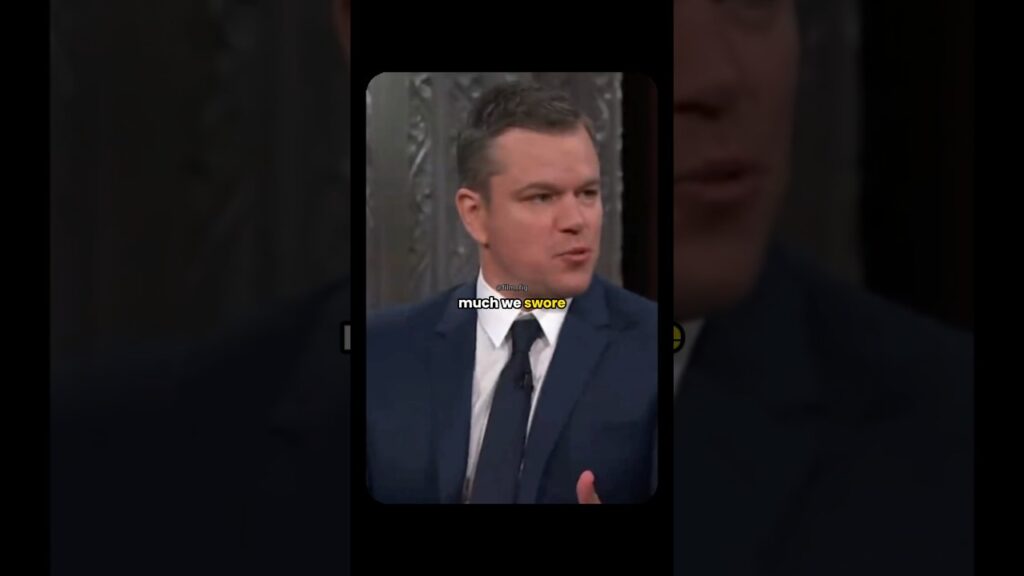 Matt Damon Explains the Bad Language in Good Will Hunting!