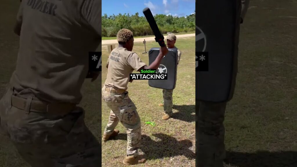 Soldier Loses It During Pepper Spray Training