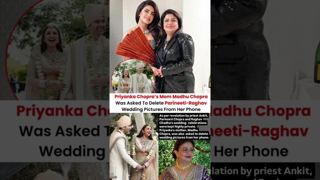 Priyanka Chopra's mother was asked to delete Parineeti Chopra's wedding pictures#news#priyankachopra