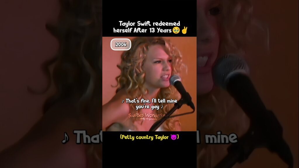 Taylor Swift redeemed herself after 13 Years 😭✌️ | #taylorswift #shorts