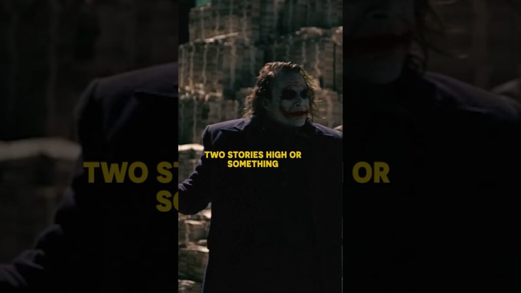 Heath Ledger’s Joker Really Threw Money At His Face 😅