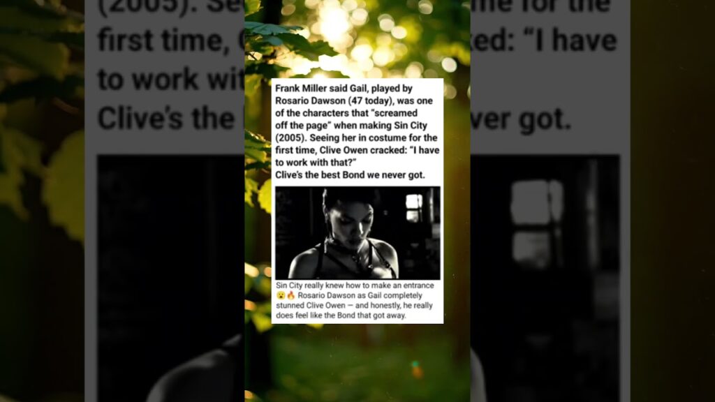 Clive Owen Was Left Speechless Seeing Rosario Dawson in Costume for Sin City