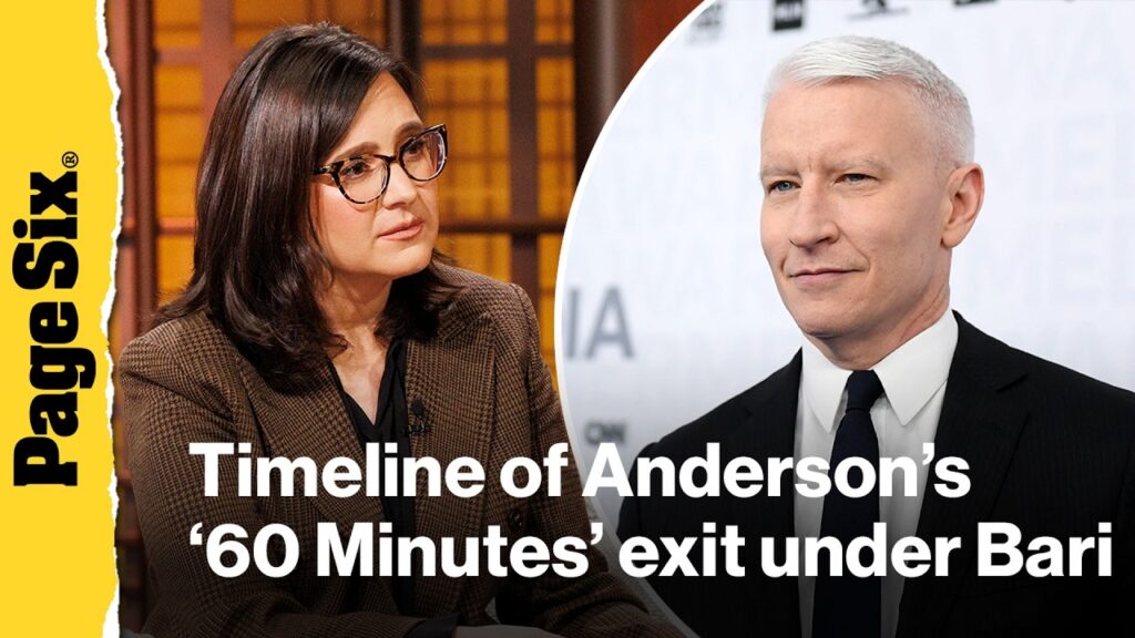 Timeline of Anderson Cooper’s ’60 Minutes’ exit since Bari Weiss CBS News takeover Timeline of Anderson Cooper's '60 Minutes' exit since Bari Weiss CBS News takeover