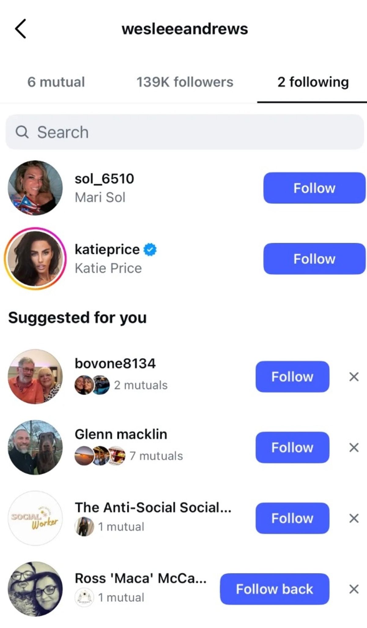 Lee now follows a new woman