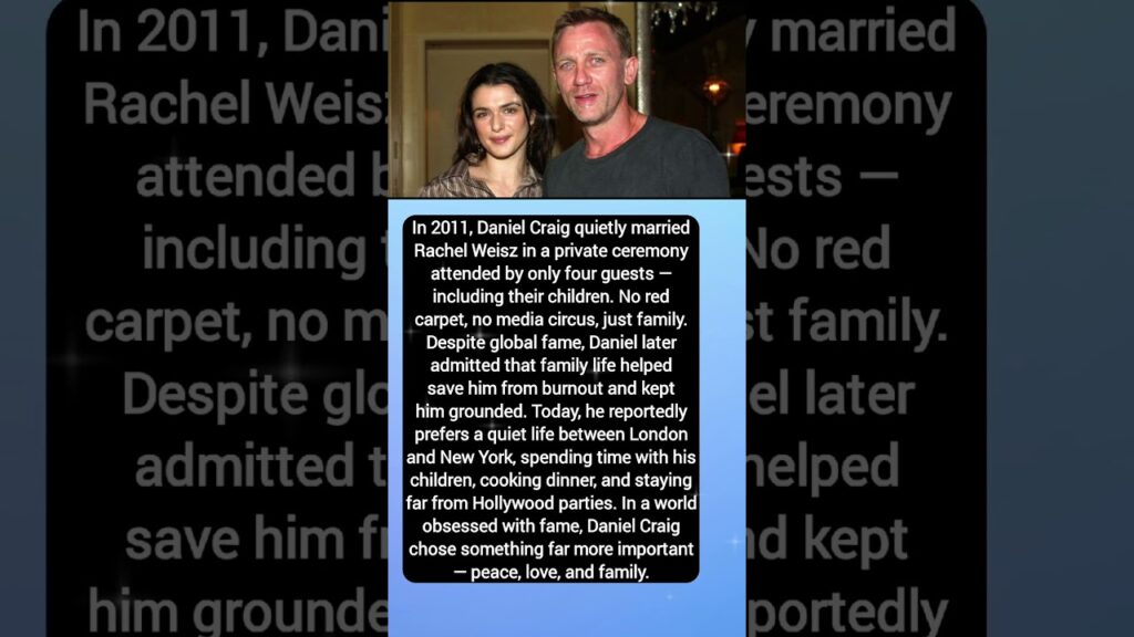“Daniel Craig Chose Family Over Fame… And Never Looked Back ❤️” “Daniel Craig Chose Family Over Fame… And Never Looked Back ❤️”
