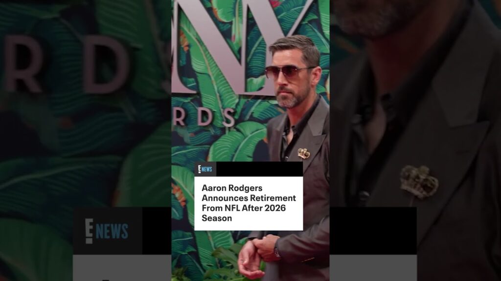 Aaron Rodgers is hanging up his uniform for good.