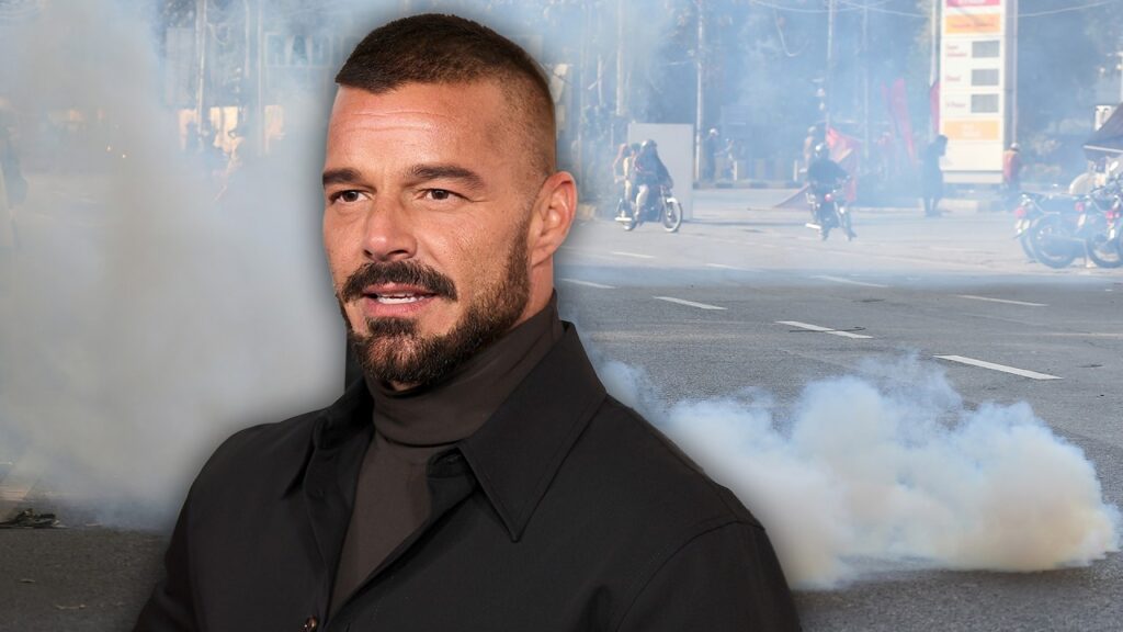 Ricky Martin Concert Interrupted by Tear Gas Incident
