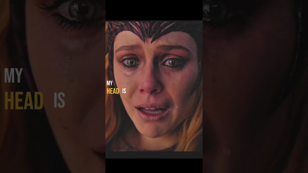 When will this scene stop haunting me 🥺🥀🥀|| The Cure || Wanda Maximoff edit