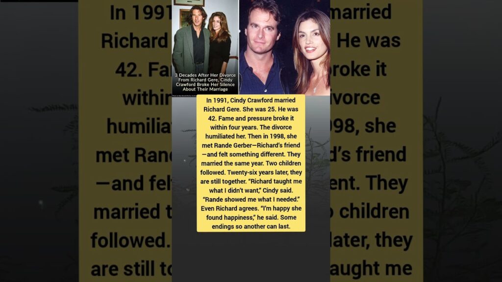 Cindy Crawford’s Heartbreaking Divorce & 26-Year Love Story 💔❤️ Cindy Crawford’s Heartbreaking Divorce & 26-Year Love Story 💔❤️