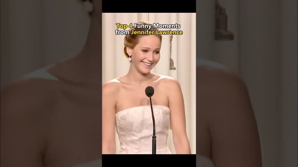Top 4 Funny Moments from Jennifer Lawrence.#funny #jenniferlawrence #usa #fyp #laugh #celebrity