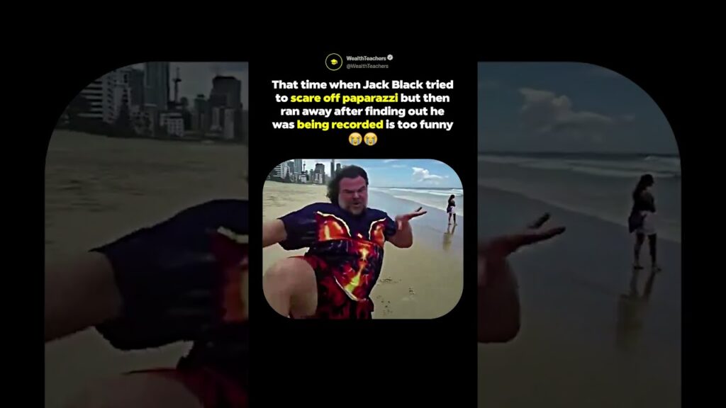 Jack Black's Hilarious Paparazzi Fail