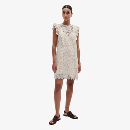 ME+EM 2-in-1 Dress Lace Crochet