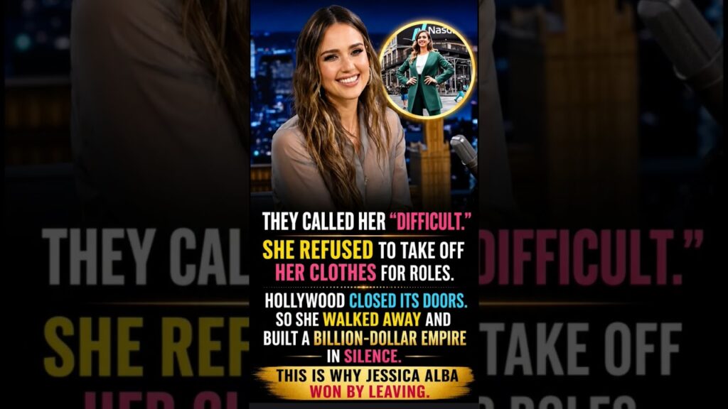 She built her own empire instead. ✨🔥#JessicaAlba #WomenWhoLead #SuccessMindset #Hollywood #BossWoman
