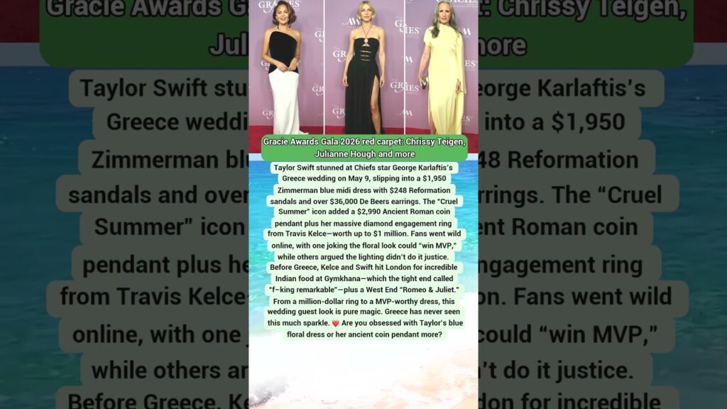 Why 2026 Gracie Awards RED CARPET became total DRAMA with Chrissy Teigen & Julianne Hough… Why 2026 Gracie Awards RED CARPET became total DRAMA with Chrissy Teigen & Julianne Hough...