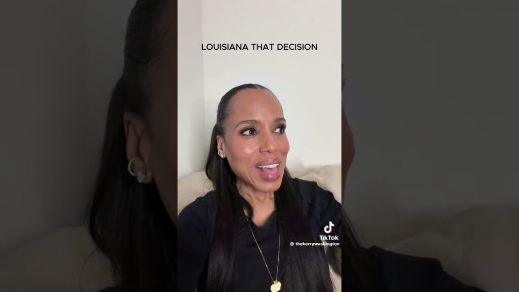 Kerry Washington Speaks Out on the Fight to Protect Black Voting Power #kerrywashington #blackvoices