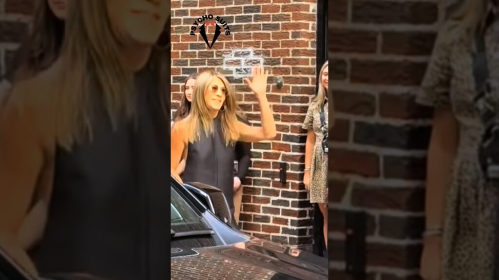 Jennifer Aniston Heading Out Of $350,000 Limo With Bodyguards #jenniferaniston
