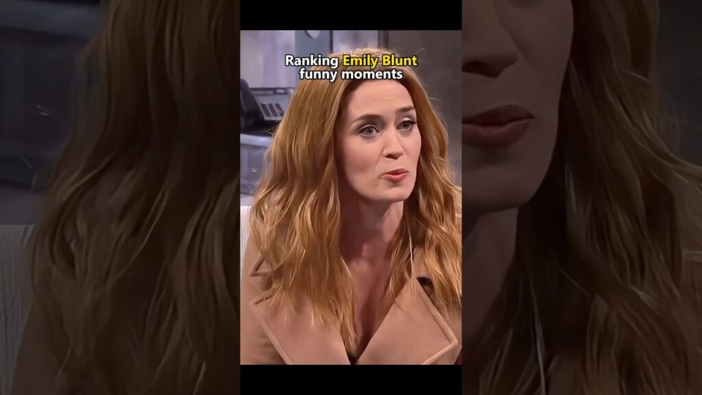 Ranking Emily Blunt funny moments #youtubeshorts #funny #emilyblunt #hilarious