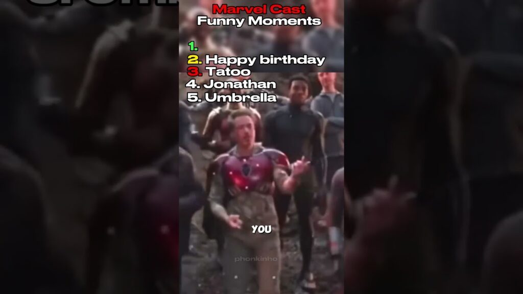 Marvel Cast Funny Moments