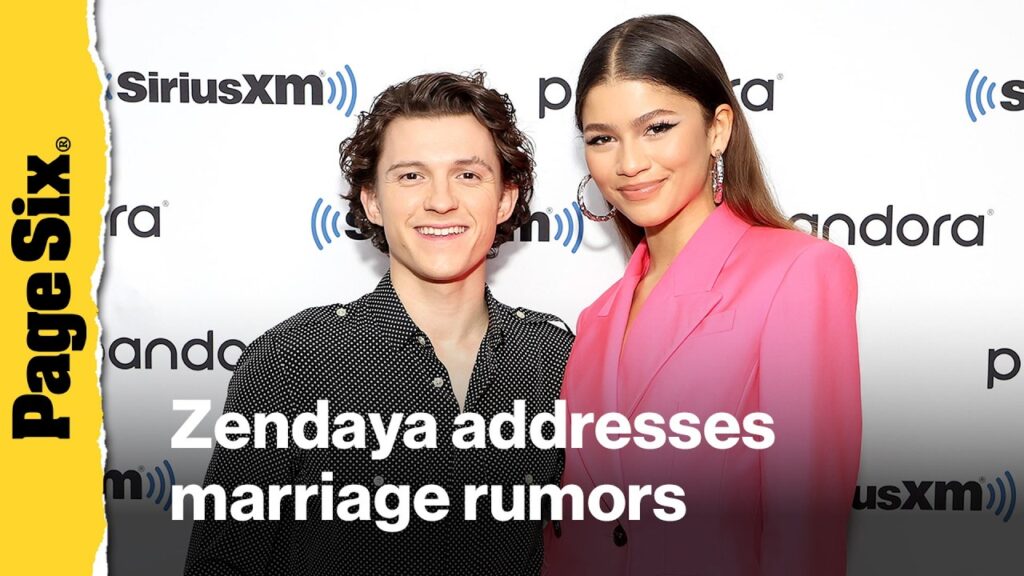 Zendaya addresses rumors she's married to Tom Holland